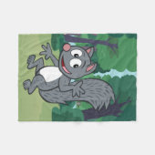 Couverture Polaire Ondulation grise d'écureuil de Rick | de garde (Devant (Horizontal))