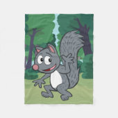 Couverture Polaire Ondulation grise d'écureuil de Rick | de garde (Devant)