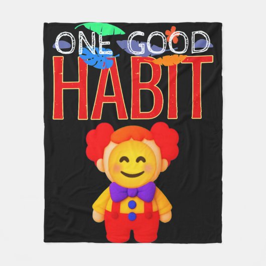 Couverture Polaire One Good Habit (Devant)