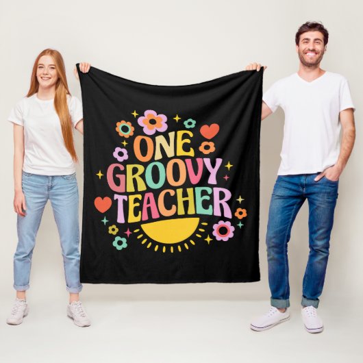 Couverture Polaire One groovy teacher (En situation)