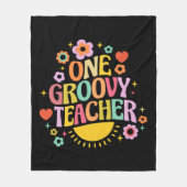Couverture Polaire One groovy teacher (Devant)