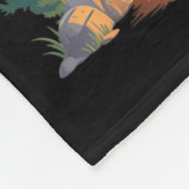 Couverture Polaire One Happy Brother Camper 1st Birthday Camng Bear  (Coin)