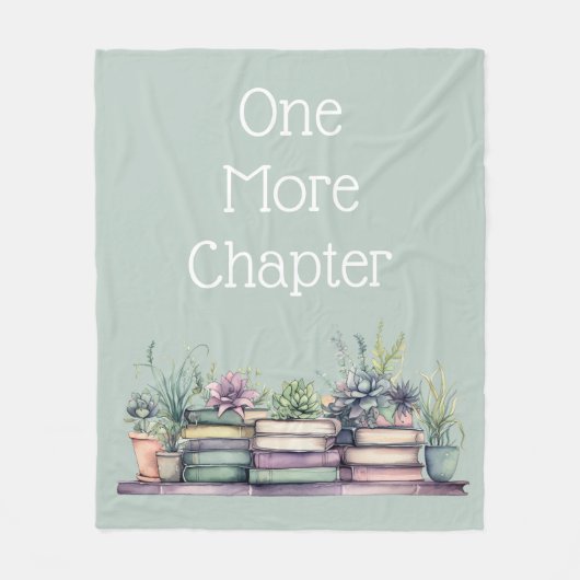 Couverture Polaire One More Chapter Personalized Cozy Reading (Devant)
