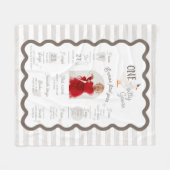 Couverture Polaire One Silly Goose 1st Birthday Milestone Sign  (Devant (Horizontal))