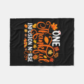 Couverture Polaire One Thankful Infusion Nurse Funny Fall Autumn Than (Devant (Horizontal))