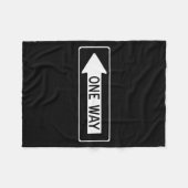 Couverture Polaire One Way Traffic Sign (Devant (Horizontal))