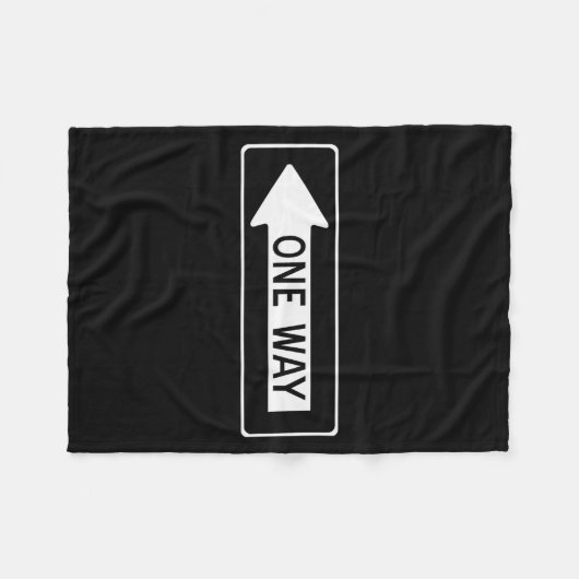 Couverture Polaire One Way Traffic Sign (Devant (Horizontal))