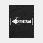 Couverture Polaire One Way Traffic Sign (Devant)