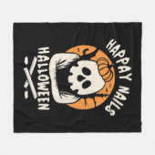Couverture Polaire Ongles de Bootiful Halloween  (Devant (Horizontal))