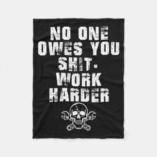 Couverture Polaire (only Back) Owes You Work Harder 