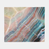 Couverture Polaire onyx marbre texture arrière - plan de pierres natu (Devant (Horizontal))