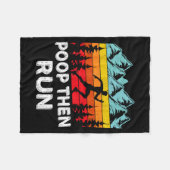 Couverture Polaire Op Then Run Funny Running Quotes For Marathon Runn (Devant (Horizontal))