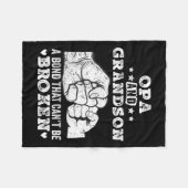 Couverture Polaire Opa And Grandson A Bond That Cant Be Broken Grandp (Devant (Horizontal))