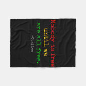 Couverture Polaire Opal Lee Junet1865 Black Independence Emanci (Devant (Horizontal))