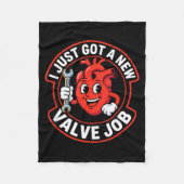 Couverture Polaire Open Heart Surgery Recovery Funny  (Devant)