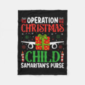 Couverture Polaire Operation Christmas Child Samaritan's Purse Chirst (Devant)