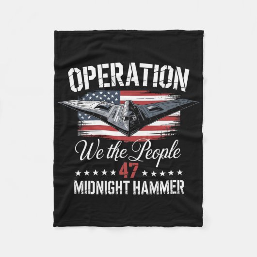 Couverture Polaire Opération Jet Stealth B-2 Midnight Hammer Minuit (Devant)