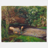 Couverture Polaire Ophelia, John Everett Millais (Devant (Horizontal))