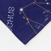Couverture Polaire Ophiuchus de constellation zodiaque (Coin)