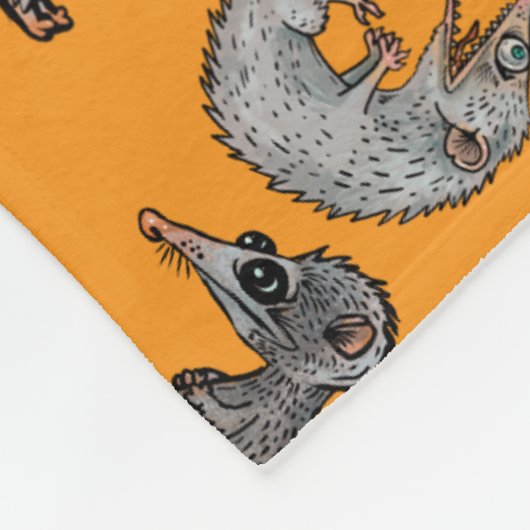 Couverture Polaire opossum idiot (Coin)