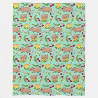 Couverture Polaire Opossum miel