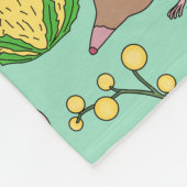Couverture Polaire Opossum miel (Coin)
