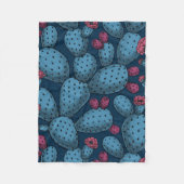 Couverture Polaire Opuntie de floraison (Devant)
