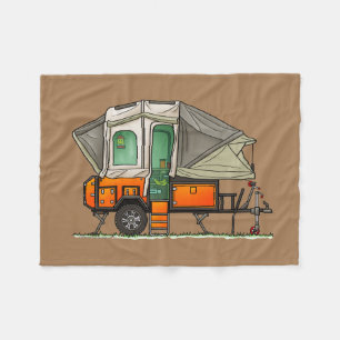 Couverture Polaire Opus Pop Up Camper RV heureux camper