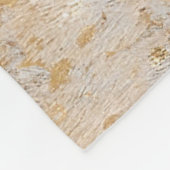 Couverture Polaire Or Cowhide Imprimer Métal Minimal Occident (Coin)