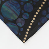 Couverture Polaire Or d'ormeau de style d'art de point de zodiaque de (Coin)