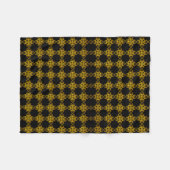 Couverture Polaire Or Et Noir (Devant (Horizontal))