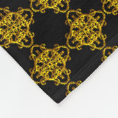 Couverture Polaire Or Et Noir (Coin)
