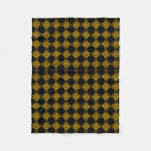 Couverture Polaire Or Et Noir (Devant)