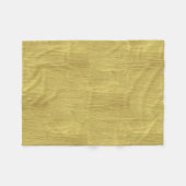 Couverture Polaire Or jaune balayé brillant (Devant (Horizontal))