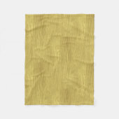 Couverture Polaire Or jaune balayé brillant (Devant)