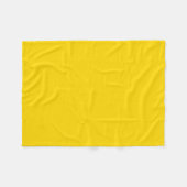 Couverture Polaire Or jaune uni chaud (Devant (Horizontal))