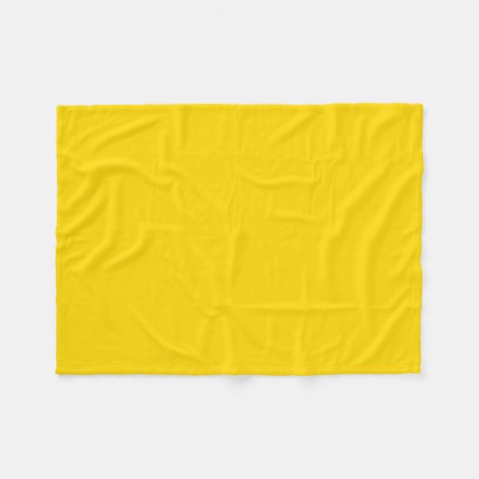 Couverture Polaire Or jaune uni chaud (Devant (Horizontal))