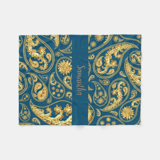 Couverture Polaire Or luxueux (Devant (Horizontal))