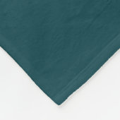 Couverture Polaire Or Moderne Et Turquoise (Coin)