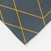 Couverture Polaire Or, simple, moderne, cool, lignes géométriques ten (Coin)