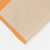 Couverture Polaire Orange À damiers En vichy Motif (Coin)