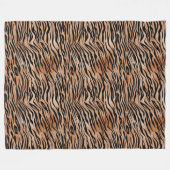 Couverture Polaire Orange Black Tiger (Devant (Horizontal))