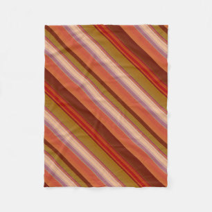 Couverture Polaire Orange Brûlé
