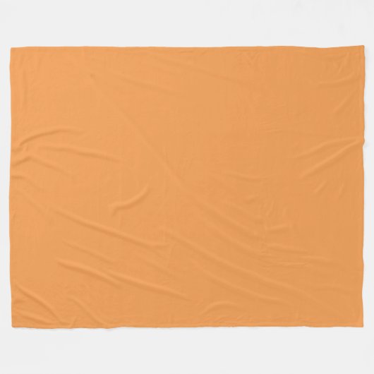 Couverture Polaire Orange doré (Devant (Horizontal))