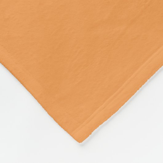 Couverture Polaire Orange doré (Coin)