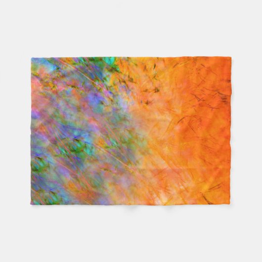 Couverture Polaire Orange Dream (Devant (Horizontal))