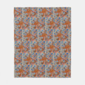 Couverture Polaire Orange Gecko (Devant)