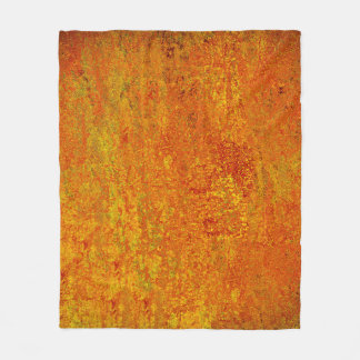 Couverture Polaire Orange jaune grunge fond abstrait, art, backgr