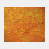 Couverture Polaire Orange jaune grunge fond abstrait, art, backgr (Devant (Horizontal))
