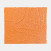 Couverture Polaire Orange leather pattern texture backgroundleather,t (Devant (Horizontal))